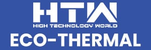 Logotipo de HTW con el logotipo de la gama de aerotermia HTW ECO-Thermal